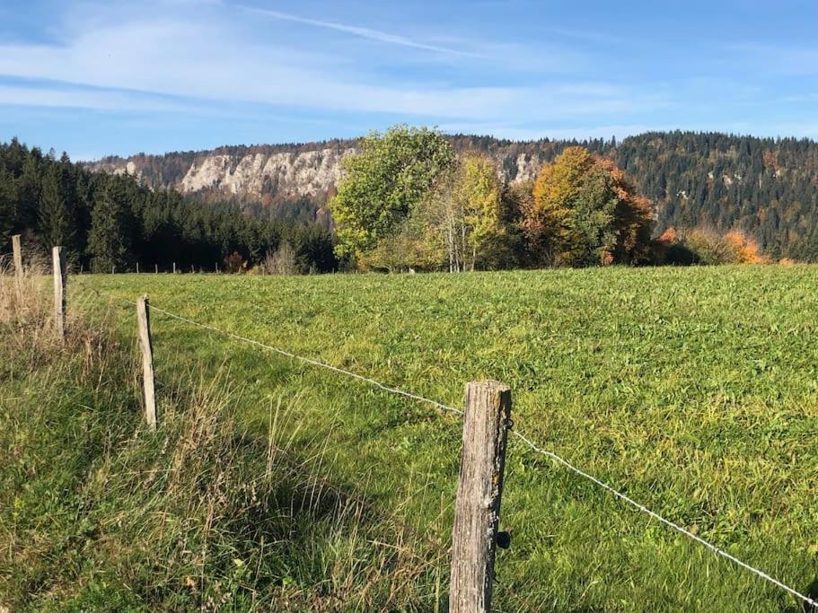 Nuit Insolite - La Cabane Du Haut-Doubs Les Gras Eksteriør billede