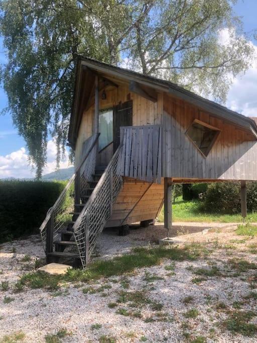 Nuit Insolite - La Cabane Du Haut-Doubs Les Gras Eksteriør billede