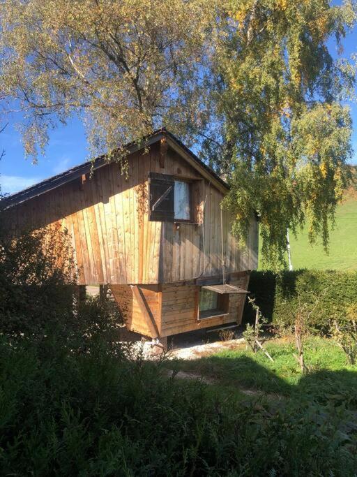 Nuit Insolite - La Cabane Du Haut-Doubs Les Gras Eksteriør billede